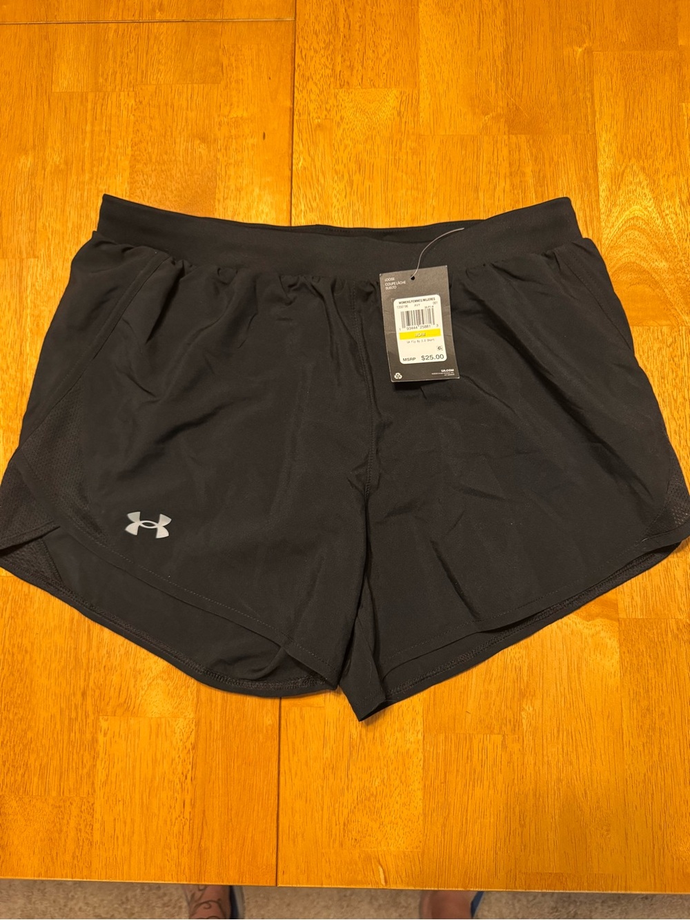 Under Armour Women's Black Athletic Running Shorts